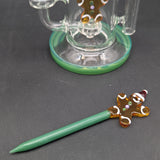 Pulsar Holidaze Series Glass Dab Rig Set | Gingerbread Man | 8.25"