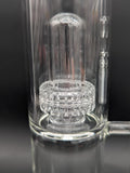 Pulsar Kink Neck Double Chamber Chugger Glass Water Pipe | 17.25"-Avernic Smoke Shop
