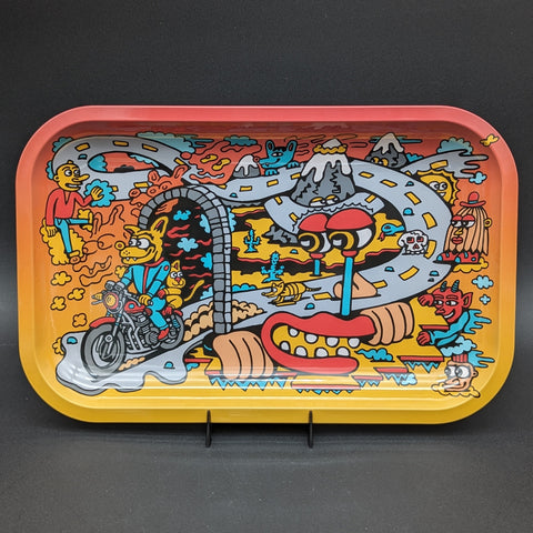 Pulsar Metal Road Trip Rolling Tray | 11x7