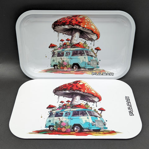 Pulsar Metal Rolling Tray & Lid | Pop Up Camper | 11"x7"