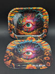 Pulsar Metal Rolling Tray & Lid | Sunflower of the Mind