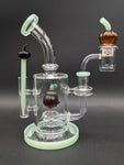 Pulsar Pumpkin Patch Glass Dab Rig Set | 8" | 14mm