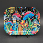 Pulsar Rolling Tray | Garden of Cosmic Delights | 7" x 5.5"-Avernic Smoke Shop