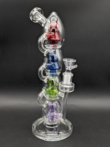 Pulsar Stacks on Stacks Glass Water Pipe | 12"