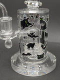 Pulsar Superstitious Kitty Glass Dab Rig Set | 8"
