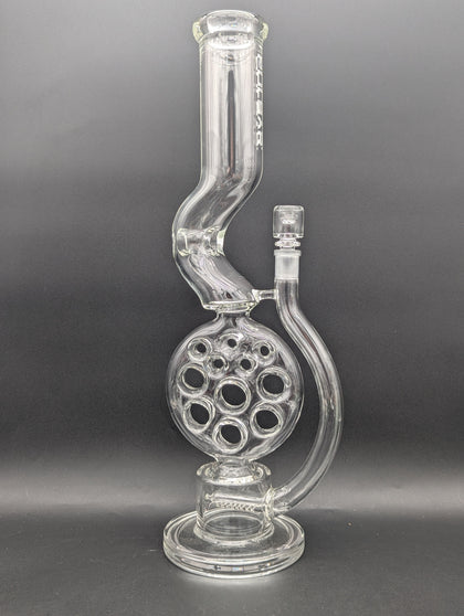 Pulsar Swiss Perc Kink Neck Glass Bong | 18"-Avernic Smoke Shop