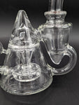 Pulsar Tea Pot Glass Recycler Rig | 7.75"