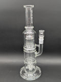 Pulsar Triple Chamber Chugger Glass Water Pipe | 13.75"-Avernic Smoke Shop