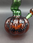 Pulsar Twisty and Wicked Jack-O-Lantern Glass Water Pipe | 11" | 14mm F-Avernic Smoke Shop