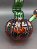 Pulsar Twisty and Wicked Jack-O-Lantern Glass Water Pipe | 11" | 14mm F-Avernic Smoke Shop