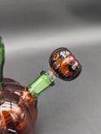 Pulsar Twisty and Wicked Jack-O-Lantern Glass Water Pipe | 11" | 14mm F-Avernic Smoke Shop