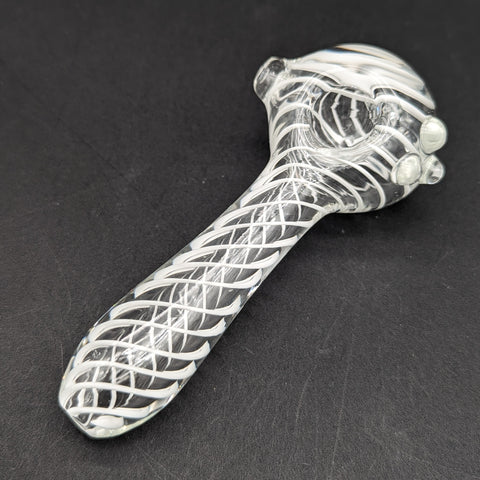 Pulsar UV Candy Stripe Spoon Pipe - 4.5"