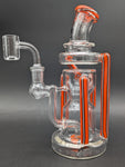 Pulsar Wig Wag Space Station Recycler Glass Dab Rig | 8.5"