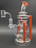 Pulsar Wig Wag Space Station Recycler Glass Dab Rig | 8.5"