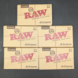 RAW Artesano Tray Rolling Papers & Tips | 1 1/4" Slim-Avernic Smoke Shop