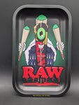 RAW Black Cone Monster Metal Rolling Tray | 11"x7"-Avernic Smoke Shop