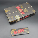 RAW Classic Rolling Papers - 1 1/4 Size Black-Avernic Smoke Shop