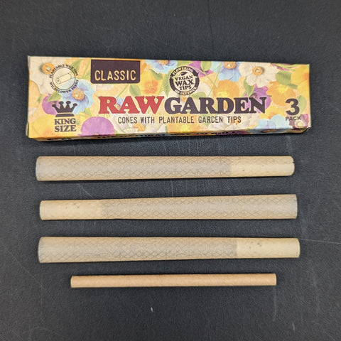 RAW® - Garden Pre-Rolled Cone King Size (3pk)