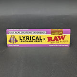 RAW x Lyrical Lemonade Grape Rolling Papers | King Size Wide-Avernic Smoke Shop