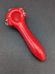 Red/White Ball Hand Pipe 4.75"