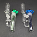 Removeable Downstem Recycler Ash Catcher 14mm 45 Degrees-Avernic Smoke Shop