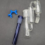Removeable Downstem Recycler Ash Catcher 14mm 45 Degrees-Avernic Smoke Shop