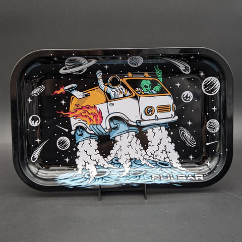 Pulsar Metal Rolling Tray | Space Van | 11"x7"-Avernic Smoke Shop