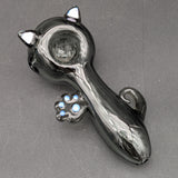 Pretty Cat Glass Spoon Pipe | 4"