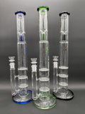 Phoenix Glass 17.5" Triple Honeycomb Straight Tube