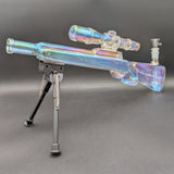 SeshGear Sniper Rifle Gun Glass Water Pipe with Stand | 19.75"