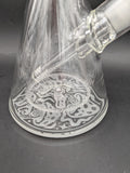Milkyway Glass "Mushroom Town" 14″ Collins Perc Beaker Bong-Avernic Smoke Shop