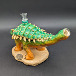 Ankylosaurus Dinosaur Bong - Glass and Resin