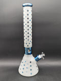 18" LV 7mm Frosted Glass Beaker Bong