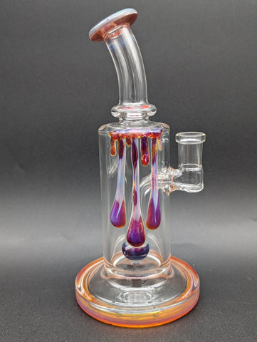 Uzzi Glass Amber Purple Dab Rig w/ Drip