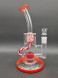Midnight Glass Candy Cane Klein Recycler