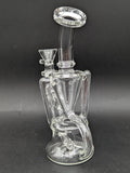 7" Clear Mini Klein Recycler Water Pipe