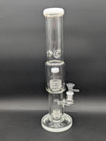 13.5" Dual Matrix Straight Tube Bong
