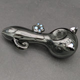 Pretty Cat Glass Spoon Pipe | 4"