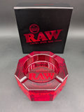 RAW Crystal Ashtray - Red