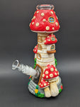 10" 3D Mushroom Tower Beaker Bong