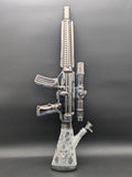 AR-15 Glass Sandblasted Gun Bong 24"