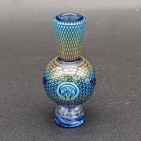 Mothership Glass "Flower of Life" Bubble Cap-Avernic Smoke Shop