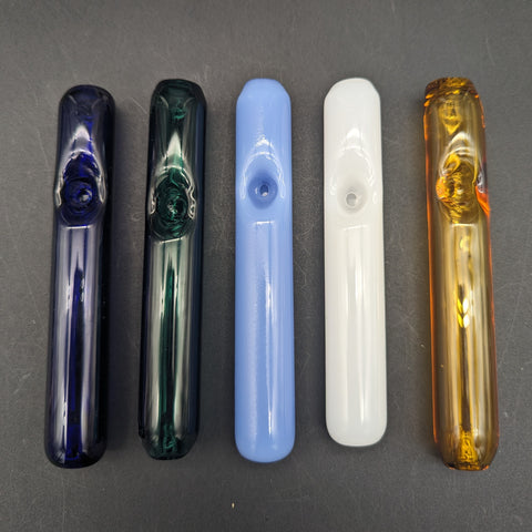 Solid Color 4" Steamroller Pipes - Reading Glass Militia