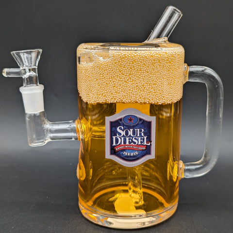 Dabtized Glycerin Beer Mug Bong