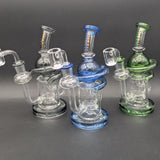 Hittn Glass 7" Orbit Recycler Dab Rig