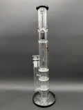 Phoenix Glass 17.5" Triple Honeycomb Straight Tube