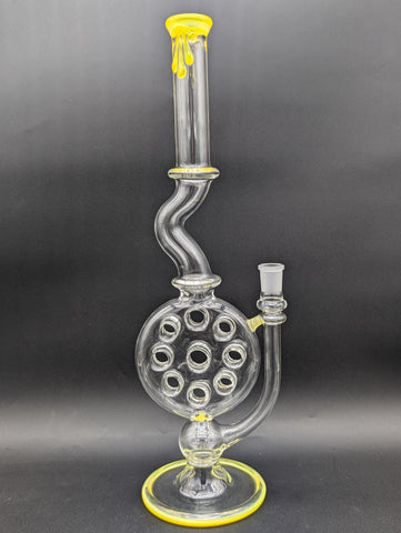 Uzzi Glass Swiss Perc Bong - Yellow