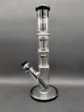 13.5" Phoenix Double Tree Straight Tube Bong