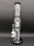 Pulsar Glow In the Dark Ghosty Glass Bong| 15.25"