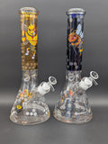 14" Bee Beaker Bongs 9mm Thick